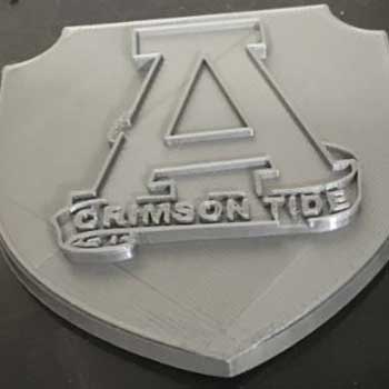 crimson tide logo on crest